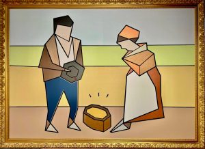 L’Angélus, Aurore Michel-Grégoire - Art contemporain, peinture.
