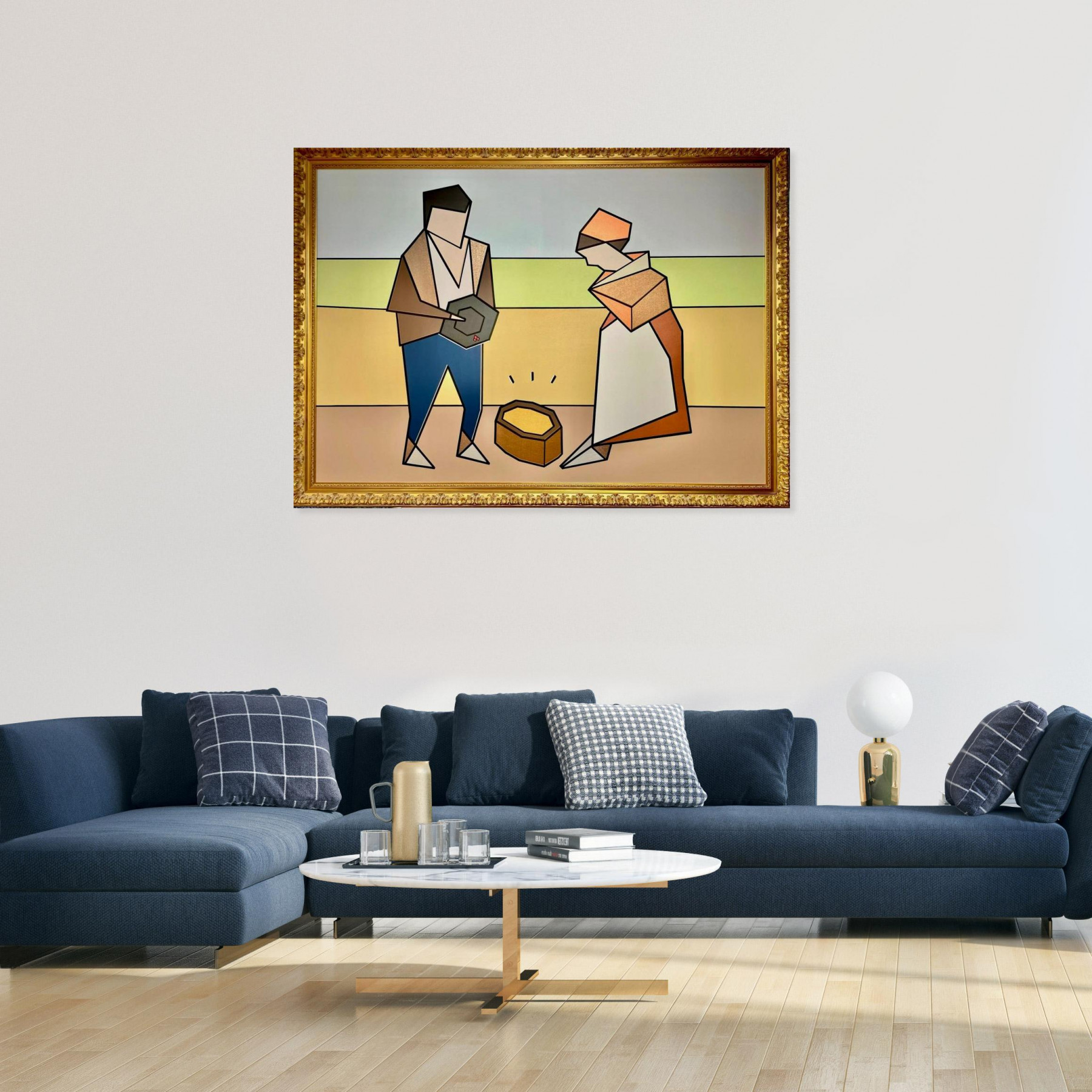 L’Angélus, Aurore Michel-Grégoire - Art contemporain, peinture.