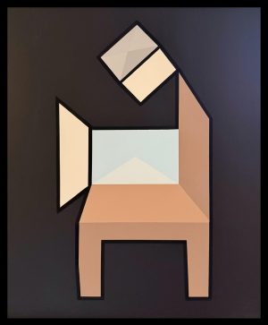 L’Homme lampadaire, Aurore Michel-Grégoire - Art contemporain, peinture.