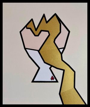 L’Oeuf d’Or volcanique, Aurore Michel-Grégoire - Art contemporain, peinture.