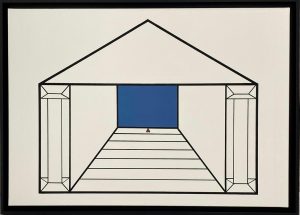 Le temple cosmique, Aurore Michel-Grégoire - Art contemporain, peinture.