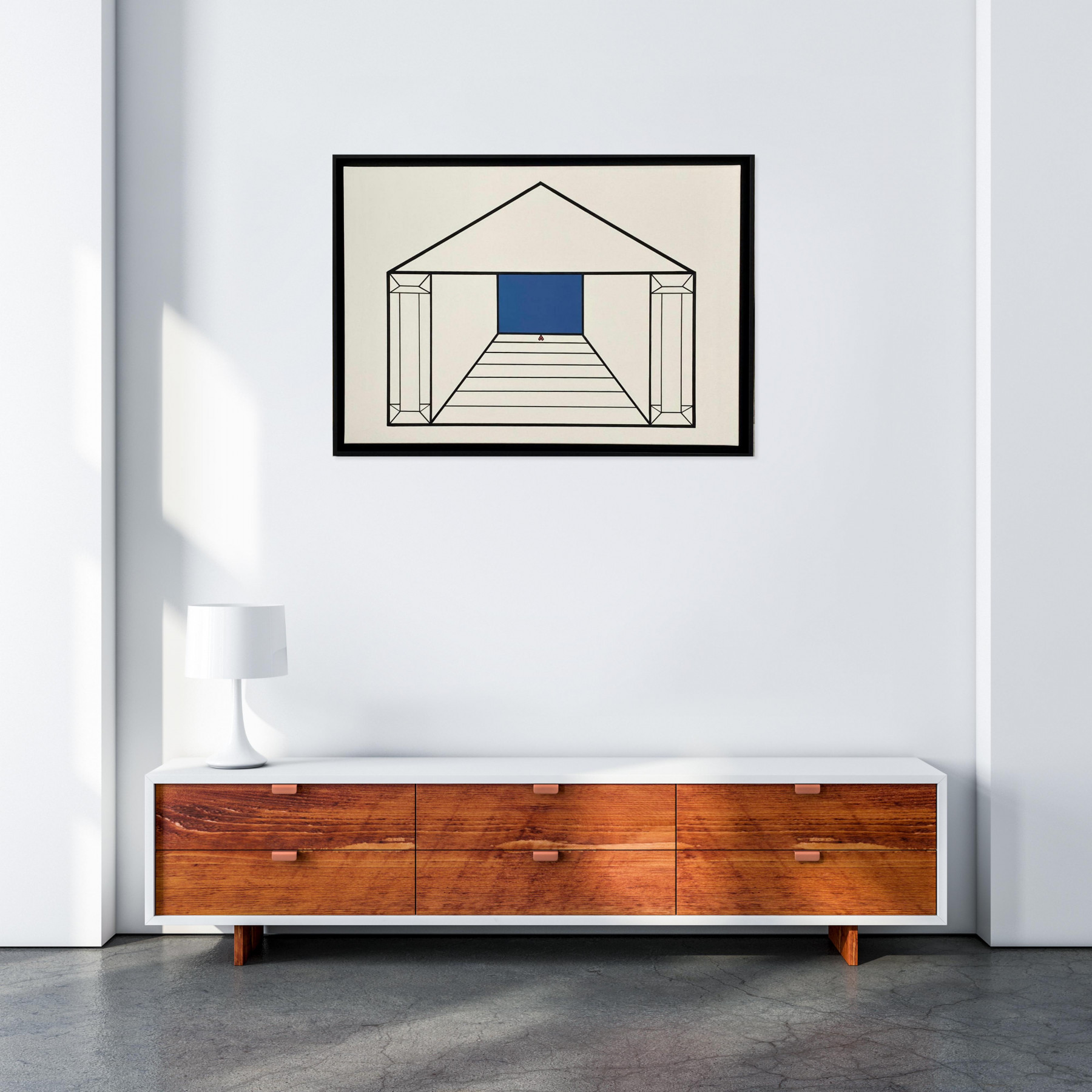 Le temple cosmique, Aurore Michel-Grégoire - Art contemporain, peinture.
