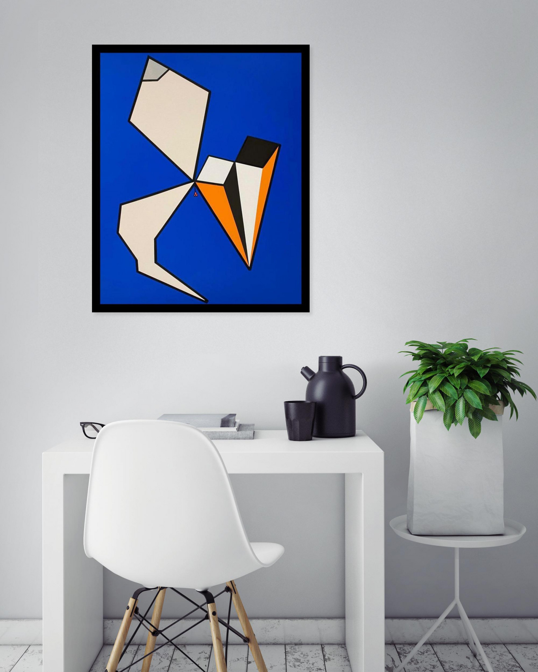 Les flammes, Aurore Michel-Grégoire - Art contemporain, peinture.